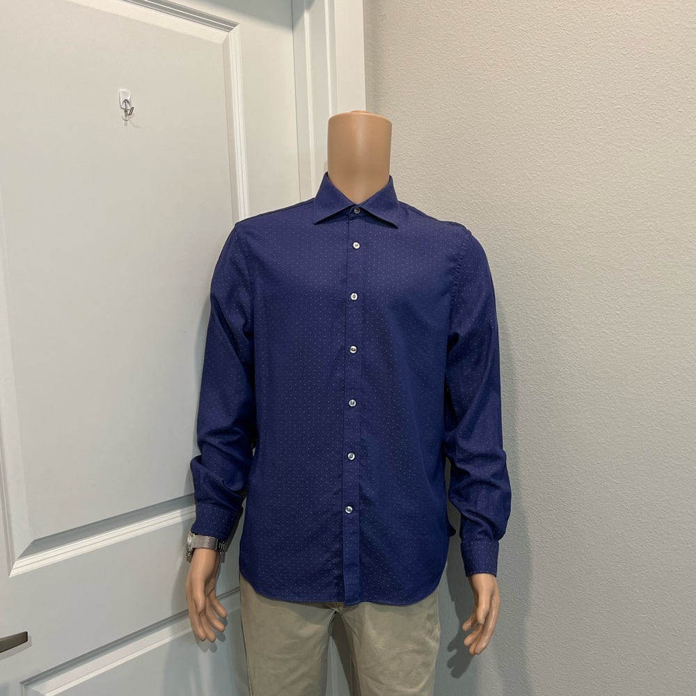 Michael Kors Slim Fit Dress Shirt, Size 16- 34/35 - Picture 6 of 9